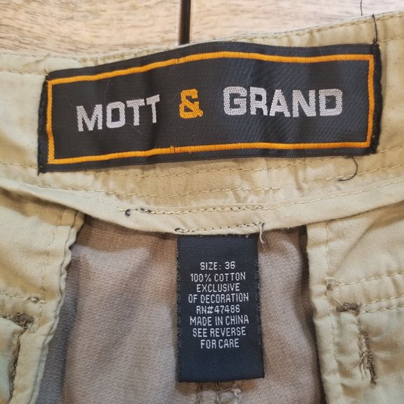 12" Cargo Shorts (Brown/Khaki) - Picture 5 of 5